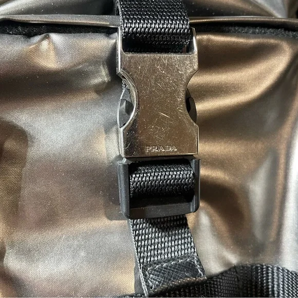 Prada Metallic Silver Backpack - Picture 4 of 11
